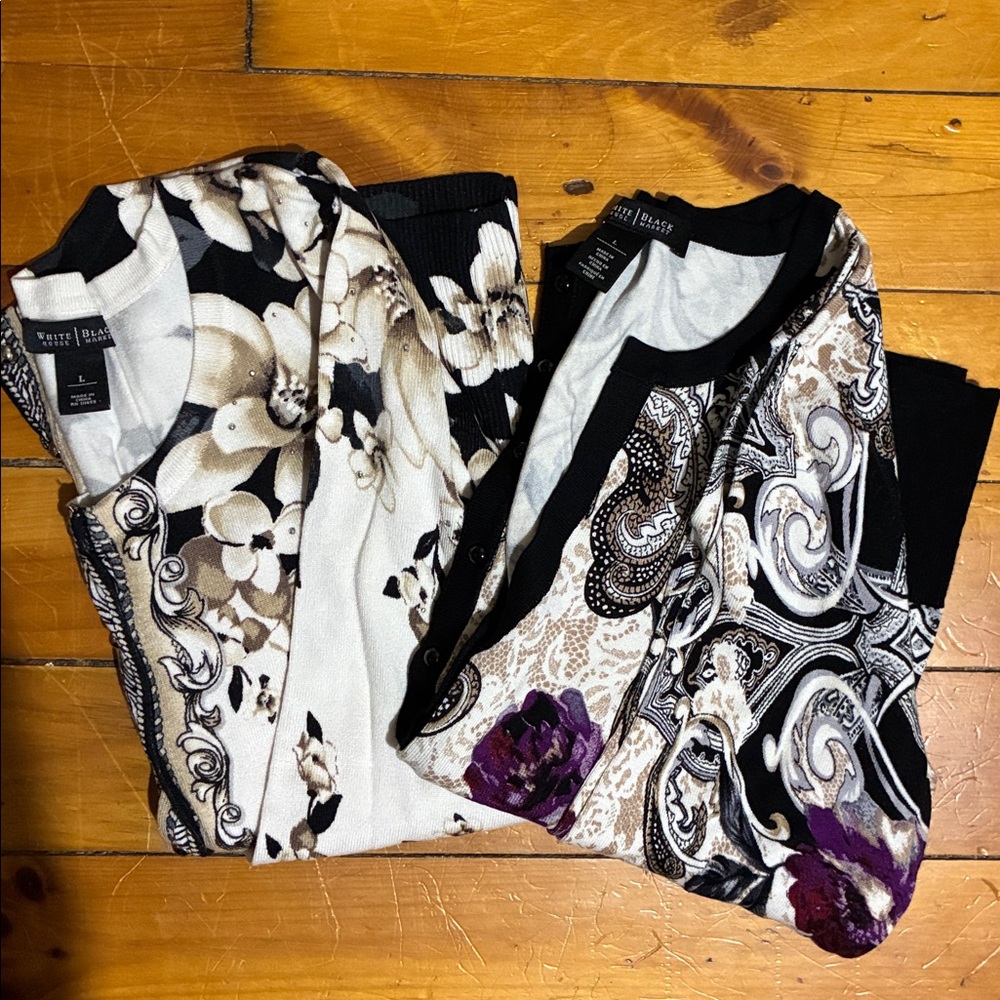 TWO White House Black Market Sweaters 🥂